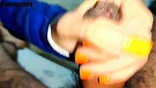 Hot asian mature teen, umm, givin blowjob like totally wild, ya know?