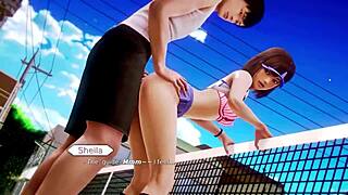 i'm watchin' waifu academy with sheila schweizer's nude scenes in the porn game