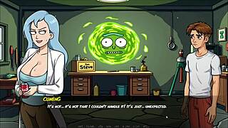 Yo, Morty’s Sister Sucks Me Off in Demoniums Hentai Game Ep 3! Wanna See This 3D Creampie?