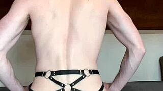 Young Belgian twink loves anal play and domination