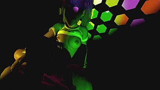 Wow, Brazilian college girl riding hard in the club!