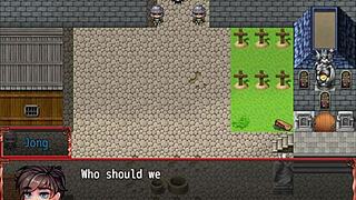 i saw her pussy exposed during gym workout in harem game