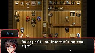 i saw her pussy exposed during gym workout in harem game