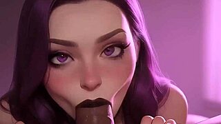 Can you cum in my mouth? Gothic girl craves BBC in POV
