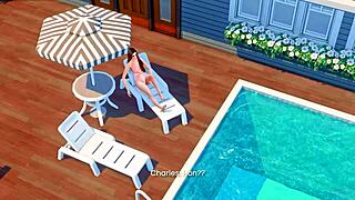 College boy’s encounter with his neighbor’s hot milf wife – 3D XXX experience