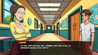 Student caught fucking in class hentai parody