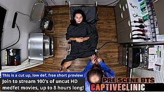 College students in anal fingering and choking scenes in a hardcore movie