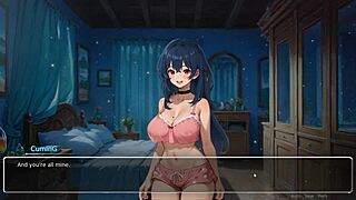 just chilling with this cute teen in a naughty hentai game ep 5.
