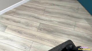 my stepsister came to clean but got roughly fucked instead by likabusy