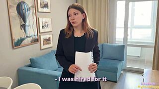 Hardcore sex with a greedy real estate agent