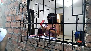 Horny Woman Masturbates With Sex Toys From Salesman