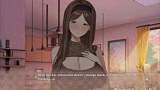 summer clover harem game ep 14 brings wild kitchen banging with busty big sister