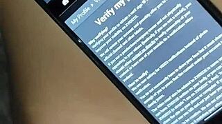 Close up of a college student's private moment with his Pinay girlfriend