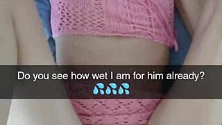 Real cheating girlfriend turned pet cumslut on snapchat!