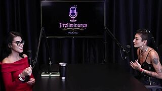 Caroleta Roots dominates in lingerie, craves big gang bang outdoors