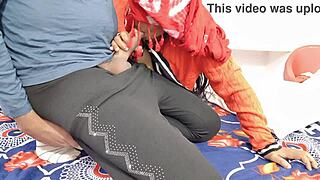 Yo, this cute Indian college girl got sweaty banging her tutor hard!