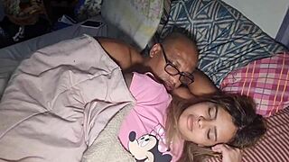 A Safada Tricks Me into Bed for Wild Interracial Action