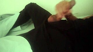 Skinny guy's solo session ends with a rough, horny climax