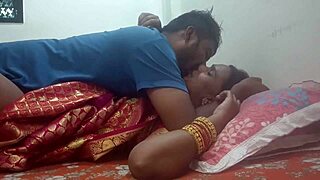 Married Indian couple’s hot intimacy in dorm room
