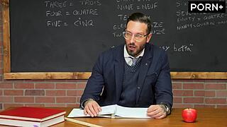 Teacher Grooms STUDY HALL SLUT To Be His PET