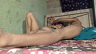 Hot Indian roommates indulge in steamy bathroom rendezvous
