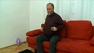 Cute J Gal Gets Pounded Hard by Old Chap in Rough Action.