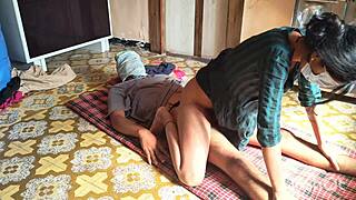 Fucking My Sweet Step Sister in Kitchen with Dirty Spanking