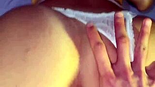 big ass college girl craving to bang me doggy with a finger in her butt