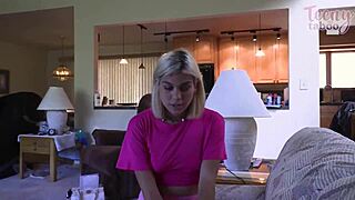 Petite college babe Lilith satisfies her boss's desires