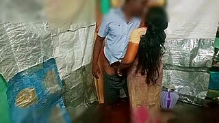 Hey, Indian village student bangs hot aunty in hardcore bedroom action!