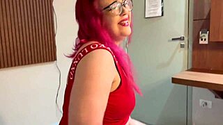 cute Asian teen pays debt with tight pussy.