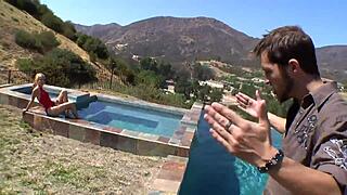 young nicole ray, such a slut, getting her pussy slammed outdoors, wow! 😍