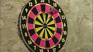 Italian Maid Cleaning Up in European Student House