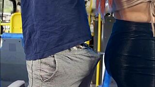 Teen students stuck on the bus in public