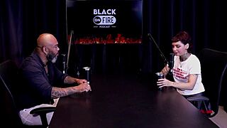 Specific Vampire Fan Annie Clementine Records with Couples, Faces Soft Performance in Sheer Red