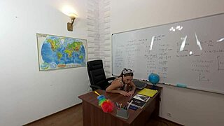 I Followed the Cleaning Lady After Class for a Secret Encounter