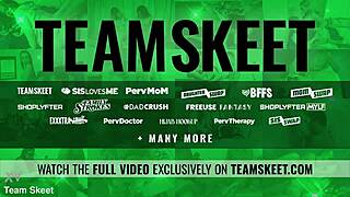 Intense classroom assignment: teams get sucked by perky teacher