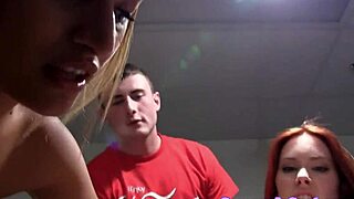 uh, me and my uni buds, we-we filmed a wild group fuck sesh in the dorm, ya know?