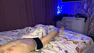 cute blonde feels deep emotions sucking cock after movie. deepthroat and pov in college.