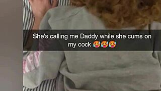 College girlfriend cheats and gets fucked on Snapchat