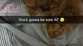 my cheating college girlfriend got fucked on snapchat to pay off a debt, leaving me cucked and covered in cum