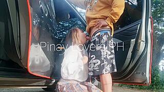 Damn, this pinay teen 18+ gets banged hard in public!
