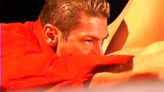 I was watchin' this hardcore college scene with handjobs, piercings, doggystyle blowjobs, and facials, but it got all cum-filled