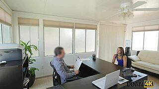 I saw this guy use a young student as his office toy.