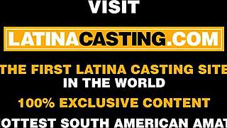cute latin teen gives all she got during casting call