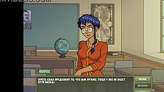 Blonde coed strips nude in Witch Hunter gameplay.