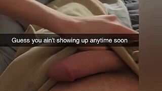 my cheating college girlfriend got fucked on snapchat to pay off a debt, leaving me cucked and covered in cum