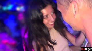 Picked up teen slut and drilled all holes in club toilet. Fucked her hard outdoors too.