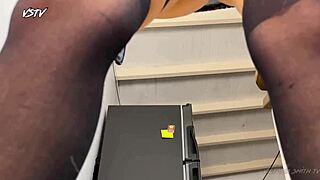 Hey, I’m late home, but I’ll reward you with this solo roleplay treat... promise! 😘