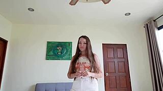 stepsister begged to ride in my car, so wild! 😜 got bent over rough!